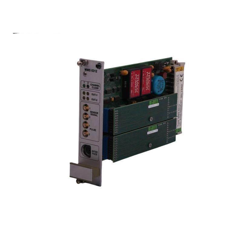 Emerson MMS6312 Dual Channel Rotational Speed Monitor