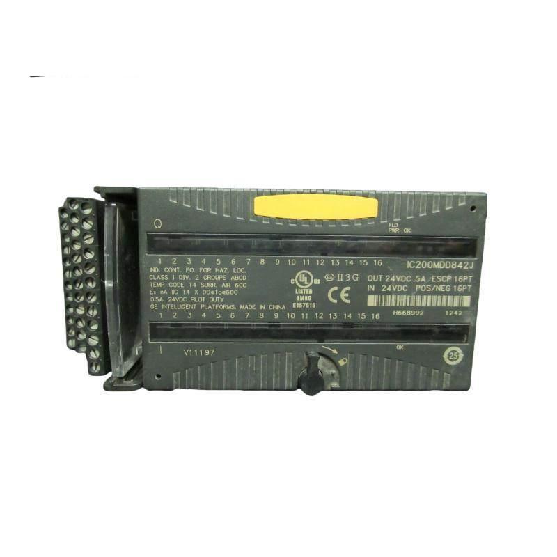 GE IC200MDD842J Mixed 24VDC Output ESCP 16 Pt Input Module