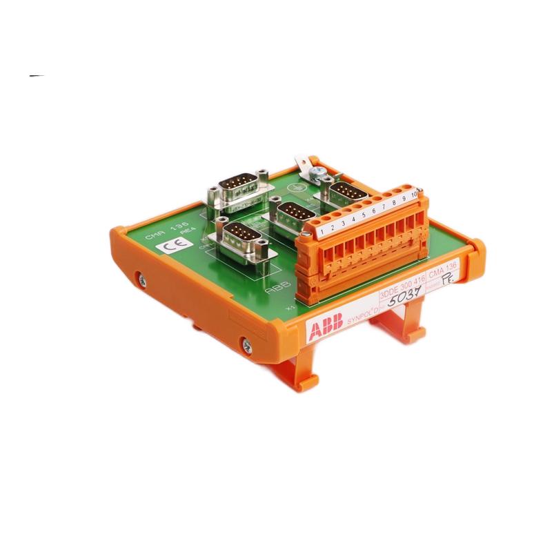 ABB CMA136 3DDE300416 Generator Relay Terminal Board