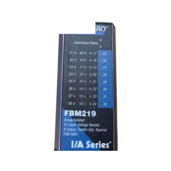 FOXBORO FBM219 P0916RH Group Isolated 24 Input Voltage Monitor